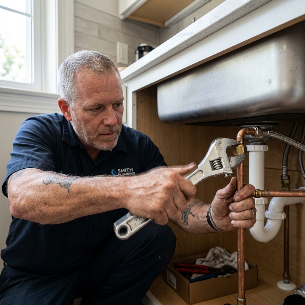 Skilled tradesperson at work, sparks flying — hands-on craftsmanship